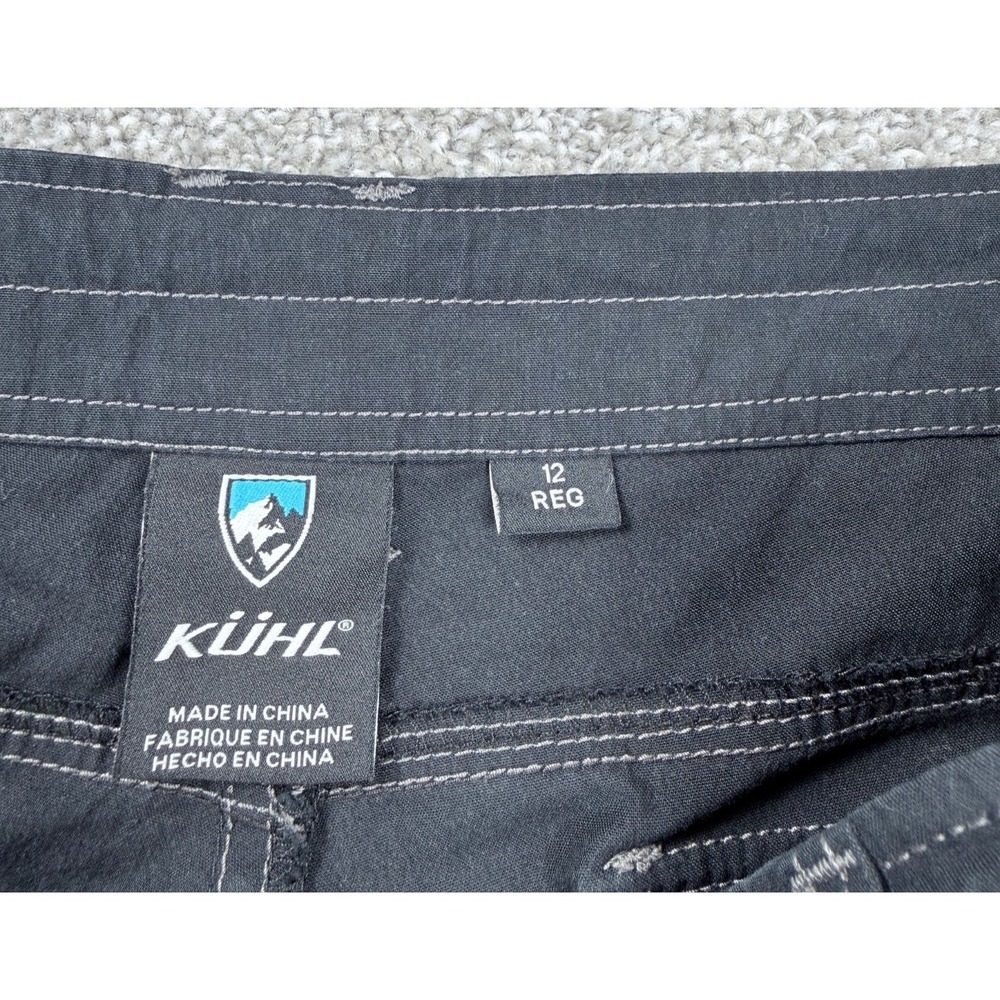 Kuhl Splash Roll Up Cargo Hiking Pants Womens 12 Regular Black Outdoor - Picture 8 of 12